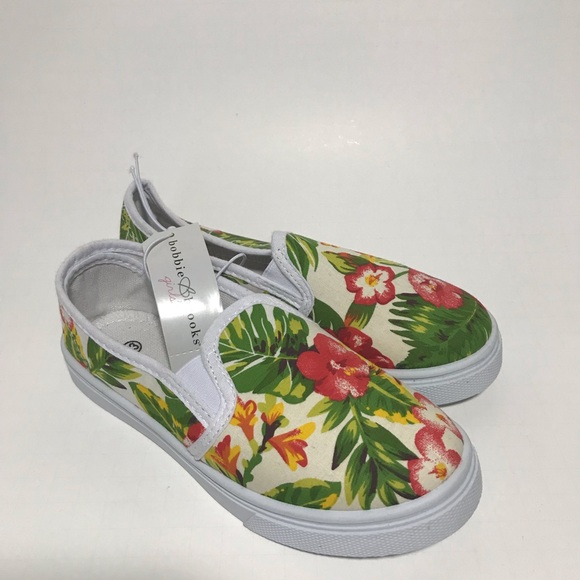 Bobbie Brooks Girls Tropical canvas shoe Summer - Picture 4 of 6